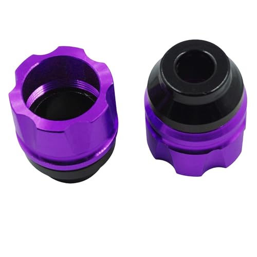 Slider Cup Crash Protector Roller Aluminium Alloy Anti Crash Protector Accessories Quick Installation Accessories - color: Purple