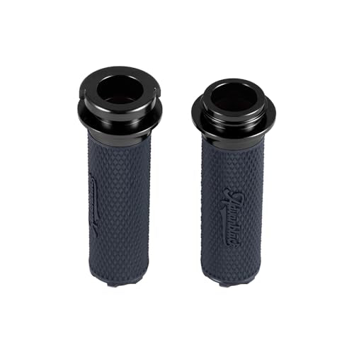 Advanblack AXION Performance Grips, Electronic Throttle Control Grips Compatible with Harley Touring Road Glide Street Glide, Softail - color: Black