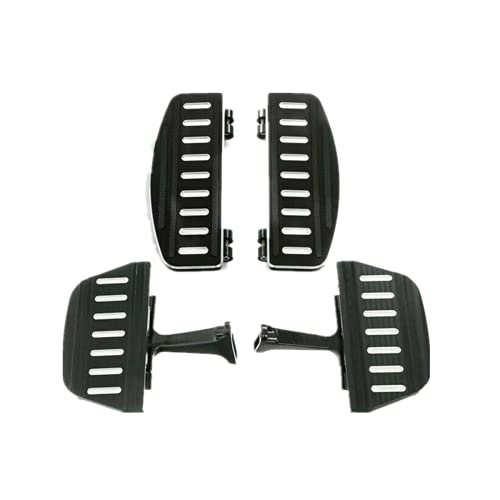 TCMT Rider Passenger Footboard Floorboard Fit For Harley Touring 1993-2025 CVO Road Glide Road King Street Glide Electra Glide Ultra Classic Ultra Limited - color: Rider+Passenger Footboard, size: Style D