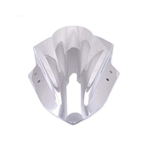 Double Bubble Windshield Windscreen for Kawasaki Ninja 300 EX300R 300R 2013-2017 (Chrome) - color: Chrome