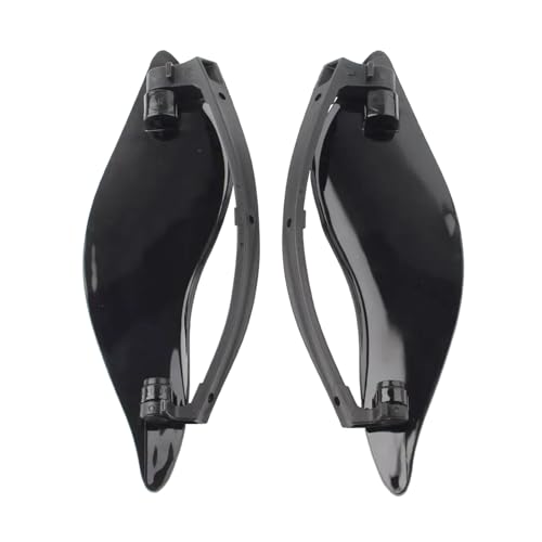 Fairing Air Deflectors Side Wing Windshield Adjustable Wind Deflectors Compatible with 2014-2024 Harley Electra Glide Street Glide Tri Glide Ultra Limited Fairing Side Shield (Black) - color: Black