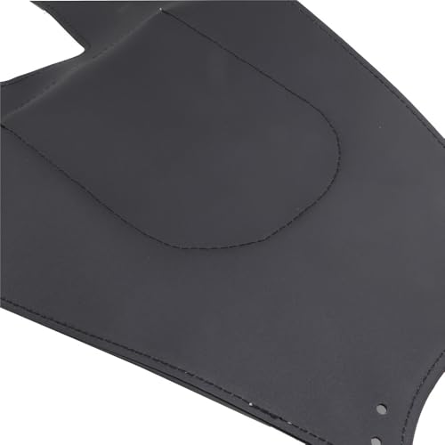 Motorcycle Black Artificial Leather Tank Cap Panel Bag Gas Tank Bag For Yamaha V-Star XVS650 1999-2007