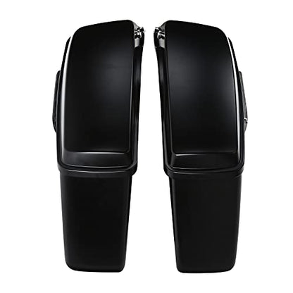 HR3 Black Denim Hard Saddlebags Compatible with 2017&2022 Street Glide Special FLHXS Road Glide Special FLTRXS 2018 Road Glide FLTRX (Replace for OEM) Fit for 2014-2023 Harley Touring Models - color: Black Denim
