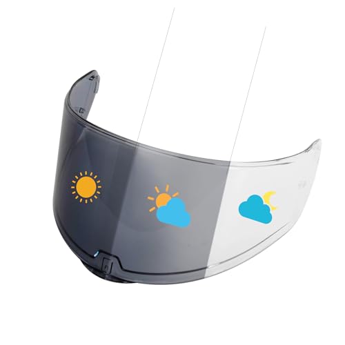 PSLER Sedici Strada 2 Visor - Sedici Strada 2 and Strada 3 Face Shield Motorcycle Helmet visor Accessories Replacement for LS2 FT2 VECTOR Sedici Strada 2 Strada 3 FF801 FF397，Photochromic - color: Photochromic