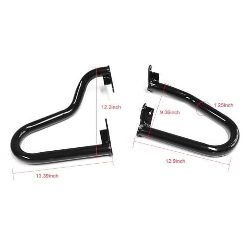MZS Motorcycle Crash Bar Engine Guard Compatible with Rebel 1100 CMX CMX1100 DCT 2021-2025, 1.25" Highway Bars Frame Guard Tip-Over Protection Black
