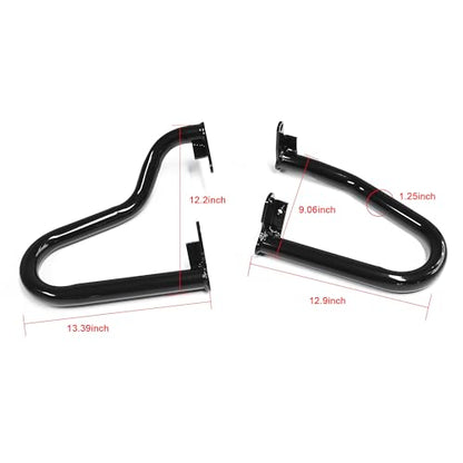 MZS Motorcycle Crash Bar Engine Guard Compatible with Rebel 1100 CMX CMX1100 DCT 2021-2025, 1.25" Highway Bars Frame Guard Tip-Over Protection Black