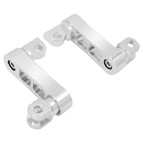 Passenger Footpegs Mount Kit Adjustable Highway Pegs Extension Brackets Male Mount Footpegs Clamp fit For Harley Sportster Dyna Softail Touring Road King Street Glide Road Glide Chrome