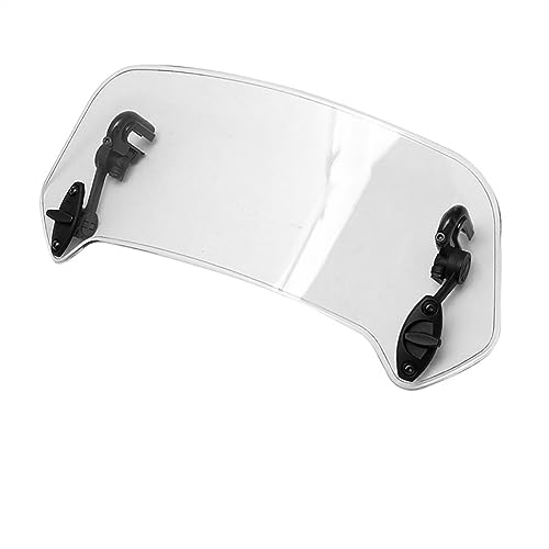 Motorcycle Windshield Extension Adjustable Spoiler Clamp-On Windscreen Deflector For 888 849 851 749 898 1098 1198