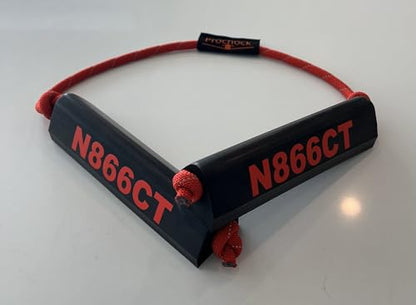 Low Profile Wheel Chock - Personalized - Made in The USA, Blue