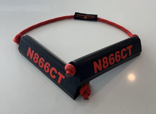Low Profile Wheel Chock - Personalized - Made in The USA, Blue