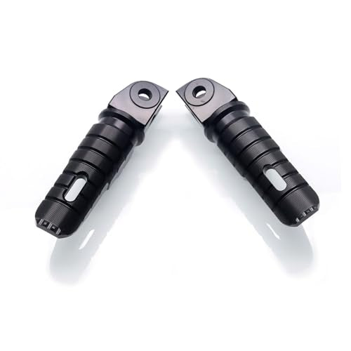 MZS Motorcycle Foot Pegs, 360° Roating Rider Front Footpegs Rest Pedal Black CNC Compatible with Panigale 899 959 1199 1299 V2 V4 / Streetfighter V2 V4 / 1098/1198 - size: Panigale 899 959 1199/Streetfighter 1098 1198