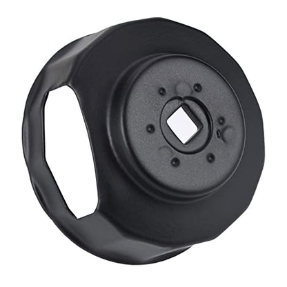 Motorcycle Oil Filter Cap Wrench Tool Compatible with Harley Davidson 1984-2023 Spin-on Oil Filters, Twin Cam Models with 76 x 14 Flutes