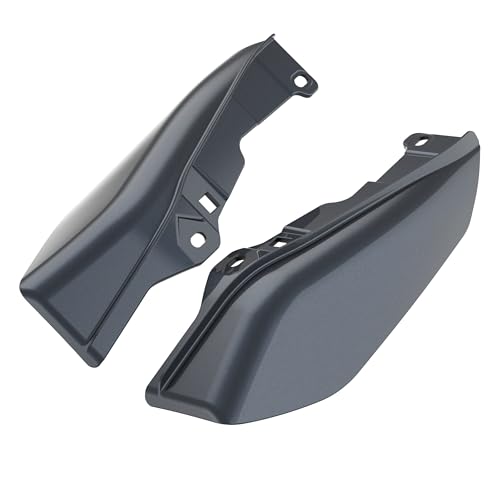 Mid Frame Air Deflectors Heat Shield Fit for Harley Touring 2009-2026 Black Tempest - color: Black Tempest