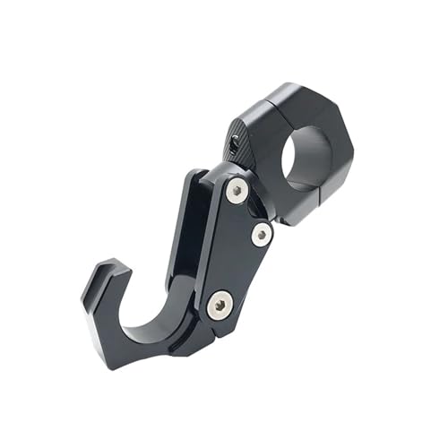 Motorcycle Luggage Helmet Double Hook Mount Motorbike Scooter Helmet Holder Bag Hook Hanger Fit for BMW Fit for ADV350(Black) - color: Black