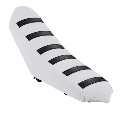 Ebike Seat Cover for Yozma In 10 Electric Dirt Pit Bike Non-Slip Soft Cushion Black - color: white background black stripes