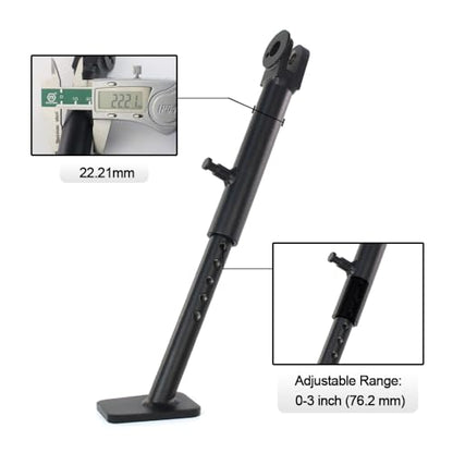 Xitomer 0-3 inch Motorcycle Adjustable Kickstand Fit for CB1000R 2024 2023 2022 2021 2020 2019 2018-2024, Motorcycle Adjustable Side Stand Adjustable Kickstand