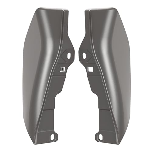 Mid Frame Air Deflectors Heat Shield Fit for Harley Touring 2009-2026 Billet Silver - color: Billet Silver