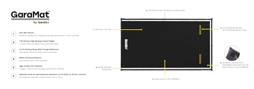 GaraMat Garage Floor Vehicle Containment Mat 8ft x 14ft - size: 8ft x 14ft