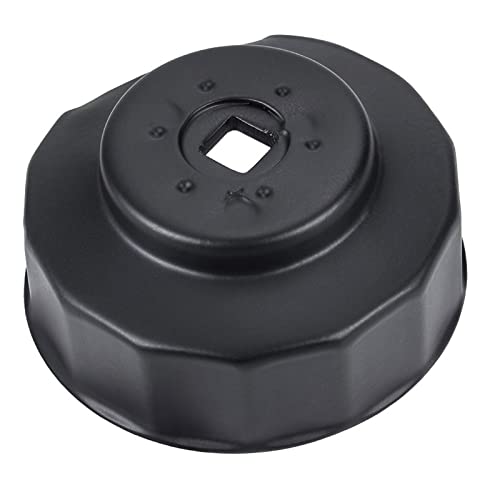 Motorcycle Oil Filter Cap Wrench Tool Compatible with Harley Davidson 1984-2023 Spin-on Oil Filters, Twin Cam Models with 76 x 14 Flutes