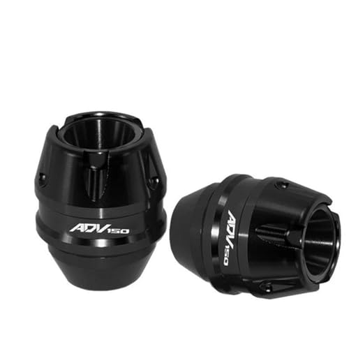 Engine Accessories Front Rear Wheel Axle Fork Crash Sliders Fall Protection for ADV150 ADV350 ADV 150 350 (Color : Front Black1) - color: Front Black1
