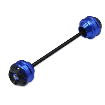 MT-07 MT07 2015-2022 2023 2024 Motorcycle Accessories Front Rear Fork Slider Axle Crash Wheel Protector(Front Blue3) - size: Front Blue3