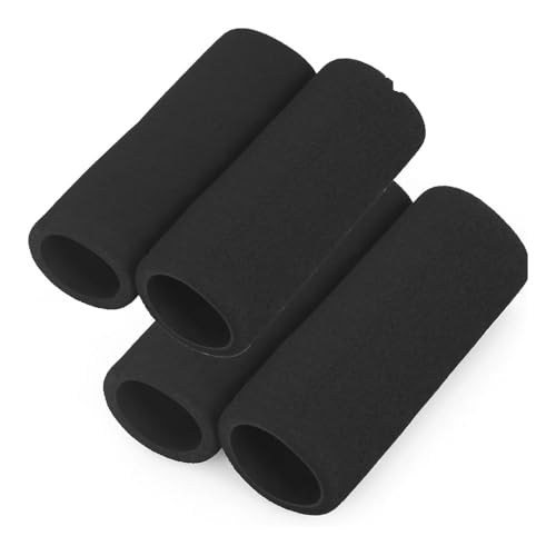 Motorcycle Handlebar Grips 4/1PCS Motorcycle Handlebar Cover Slip-on Anti Vibration Comfort Grip Sleeve Foam Anti-Slip Moto Handle Levers Grips - color: 4pcs