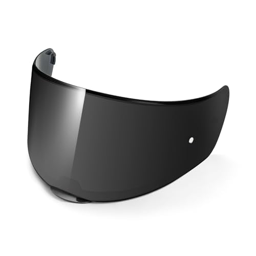 RIDERCO Sedici Strada 2 Visor Replacement, Motorcycle Helmet Face Shield Compatible with Strada 3 Citation FT2 Vector FF801 FF397 FF813, Deep Smoke, Day Use Only - color: Deep Smoke