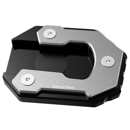 Compatible with KAWASAKI Vulcans S 650 VN650 2015-2024 VULCANS CAFE 2023-2024 Motorcycle Accessories Side Stand Plate Pad Kickstand Extension Enlarge Pad Foot Pegs (Grey) - color: Grey
