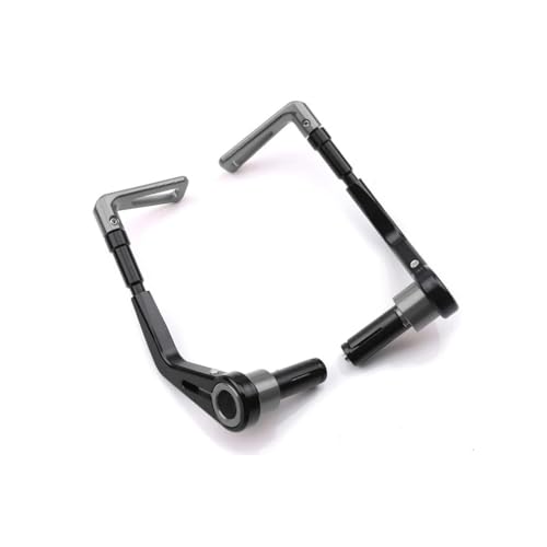 Motorcycle Handguard Lever 14mm-17mm Universal Motorcycle Handlebar Hand Guards Adjustable for MT09 MT07 for S1000RR CRF450 for - color: Titanium