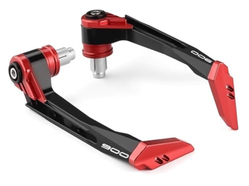 For Kawasaki Z900 ZR900 Motorcycle Brake Clutch Lever Guards Bar End Handguard 2017-2025 Model Handlebar Protector Accessories(Red) - color: Red