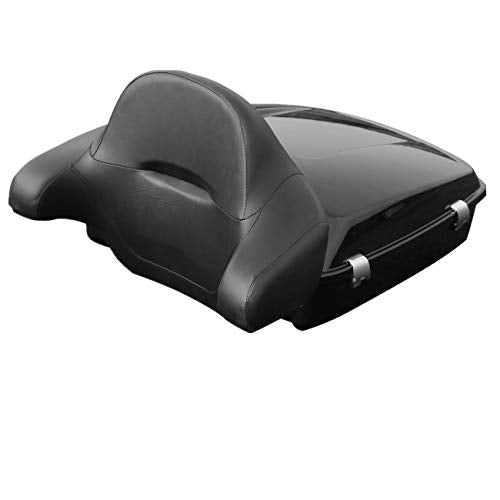 XFMT Chopped Trunk + Backrest Pad For Harley Davidson Touring 2014-2024 - color: Chopped Trunk&Around Pad