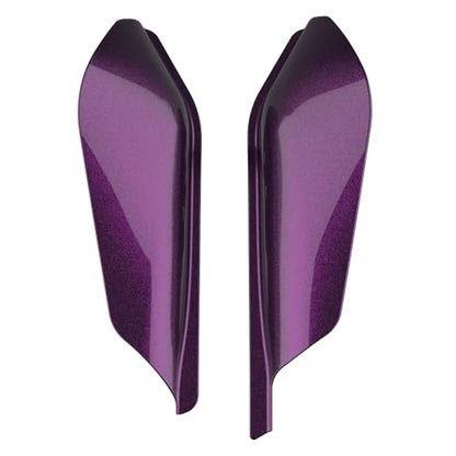 Advanblack 2025 Road Glide Mid Frame Air Deflectors Heat Shields Deflector for Harley Touring '09-'25 Harley RG, Street Glide, Road King (Poison Berry) - color: Poison Berry