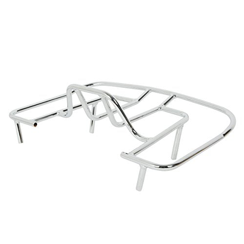 Green-L Rear Trunk Mounted Luggage Rack Fit for Honda 2001-2017 Goldwing GL1800 Motorcycle Chrome Tourbox Carrier - color: Style B chrome