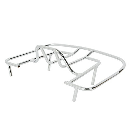 Green-L Rear Trunk Mounted Luggage Rack Fit for Honda 2001-2017 Goldwing GL1800 Motorcycle Chrome Tourbox Carrier - color: Style B chrome