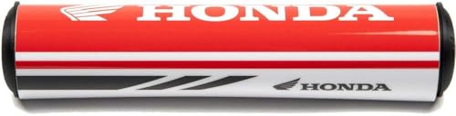 Factory Effex Motorycycle MX Premium Mini 7.5" Handlebar Pads with "Hook and Loop" Fastener Closure - Hon Red - color: Hon Red, size: Mini 7.5" Premium