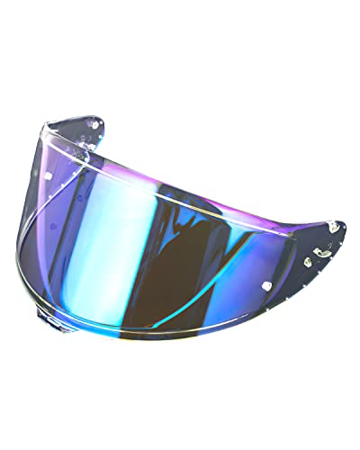 CWR-F2 Shield Visor with Pin Replacement For RF-1400 RF1400 Motorcycle Helmet, CWR F2 Aftermarket Visor (Light Blue) - color: Light Blue