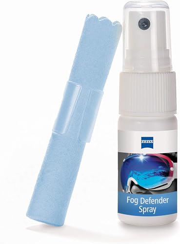 ZEISS Fog Defender System Anti-Fog Spray for Glasses – 1 Spray Bottle and 1 Microfiber Cloth