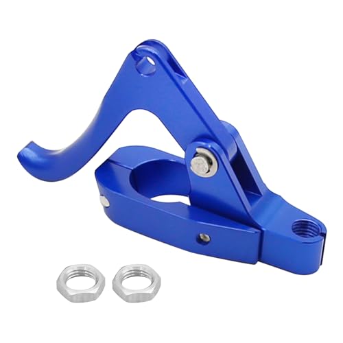 CNC Finger Throttle Clutch Lever 7/8" Handlebar Motorcycle Replacement for Wave Runner (Blue) - color: Blue