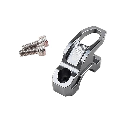 KAnduo for Yamaha for XSR700 for XSR900 for XSR 155 700 900 XSR125 XSR155 22mm Motorcycle Aluminum Helmet Hook Luggage Bag Hook Holder Hanger Hooks (Color : Gray) - color: Gray