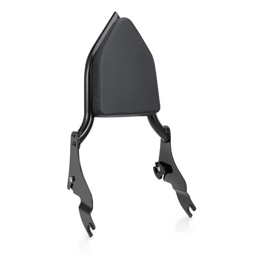 Detachable Sissy Bar Backrest Passenger Backrest Compatible with Harley Touring Street Glide Road Glide Road King Electra Glide 2009-2025 (Black) - color: Black