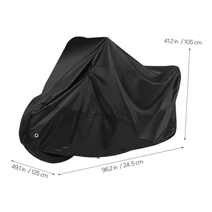 Alipis Motorcycle Cover XXL Tarpaulin Protective Bag Portable Dust Sunscreen Protection for Features Lockhole for Security