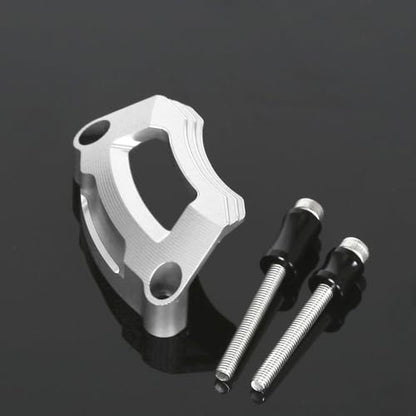 Monkey 125 Engine Stator Crash Guard Compatible with Monkey125 Dax125 Grom125,Cross Cub 110,Ducks125,CT125 Trail 125,Super Cub C125,Super Cab 110 2022-2024 CNC 3D Motorcycle Engine Protector(Silver) - color: Silver