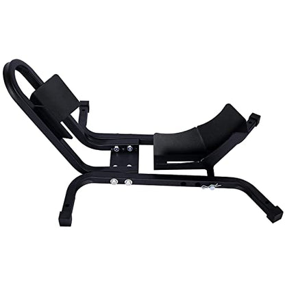 Motorcycle Front Wheel Chock Stand, 1200 lbs Heavy Duty Steel Tire Holder for 17"-21" Wheels, Black Motorbike Front Stand for Garage Maintenance Transport and Trailer Mount Use
