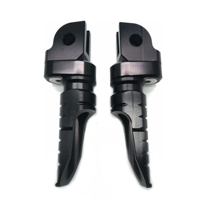 MZS Motorcycle Foot Pegs, Front Rider Footpegs Footrest Rest Pedal Adjustable Aluminum Black Compatible with GROM Monkey CBR 600 F2 F3 F4 F4I CBR600RR CBR1000RR VFR800 CB1100 - size: GROM/Monkey/CBR600 F2 F3 F4 F4I/CBR600RR