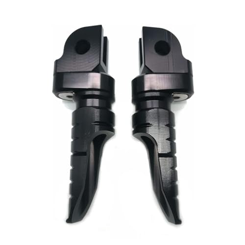 MZS Motorcycle Foot Pegs, Front Rider Footpegs Footrest Pedal Adjustable Black CNC Compatible with GSXR 600 750 GSX-R1000 GSX250R GSXS750 GSXS1000 GSXS1000F GSF1250 GSX650 SV650 SV1000 DL650 DL1000 - size: GSXR 600 750 GSX-R1000 GSX250R GSXS750 GSXS1000