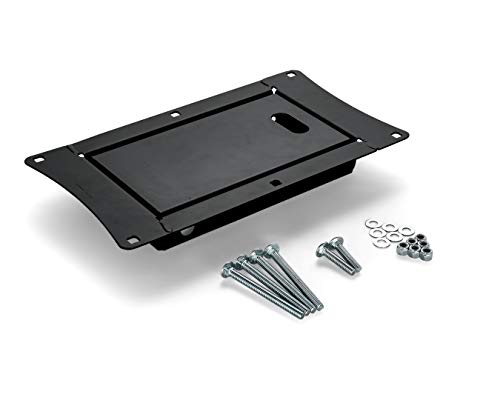 Camco Recessed Motorcycle Wheel Chock - Accommodates Most tire Sizes - Constructed of Powder-Coated Steel (66101)