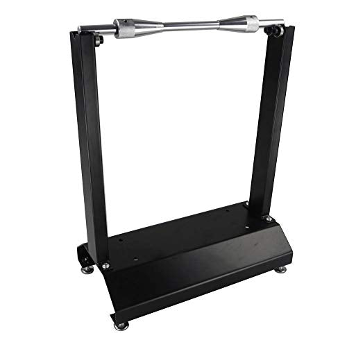 SUNROAD Motorcycle Wheel Balancer Stand, Precision Static Tire & Rim Balancing Truing Stand for Garage Workshop, Heavy Duty Steel, Black
