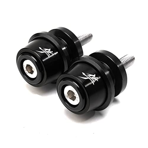 MOWOK Fits For SUZUKI Hayabusa GSX1300R GSX 1300R Gen 3 1999-2021 2022 2023 2024 2025 2026 Accessories Motorcycle M8 Swingarm Spools Slider Stand (Black) (Black) - size: Black