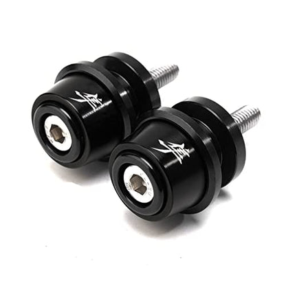MOWOK Fits For SUZUKI Hayabusa GSX1300R GSX 1300R Gen 3 1999-2021 2022 2023 2024 2025 2026 Accessories Motorcycle M8 Swingarm Spools Slider Stand (Black) (Black) - size: Black