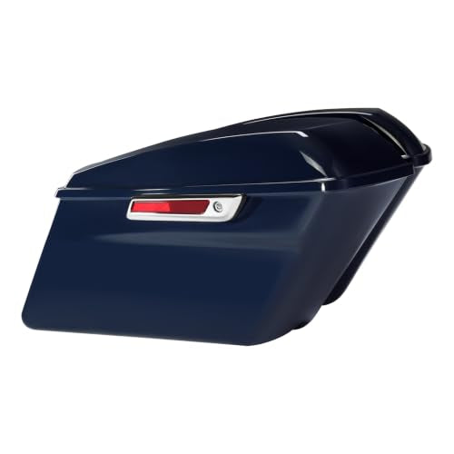 HR3 Billiard Blue Hard Saddlebags Compatible with 2019 Street Glide Special FLHXS Road Glide Special FLTRXS Fit for 2014-2023 Harley Touring Road King Road Glide Street Glide Electra Glide - color: Billiard Blue